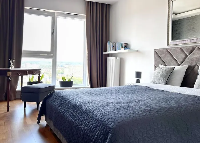 Capital Towers - Red Z Widokiem Na Panorame Miasta I Rzeke Apartment Rzeszow